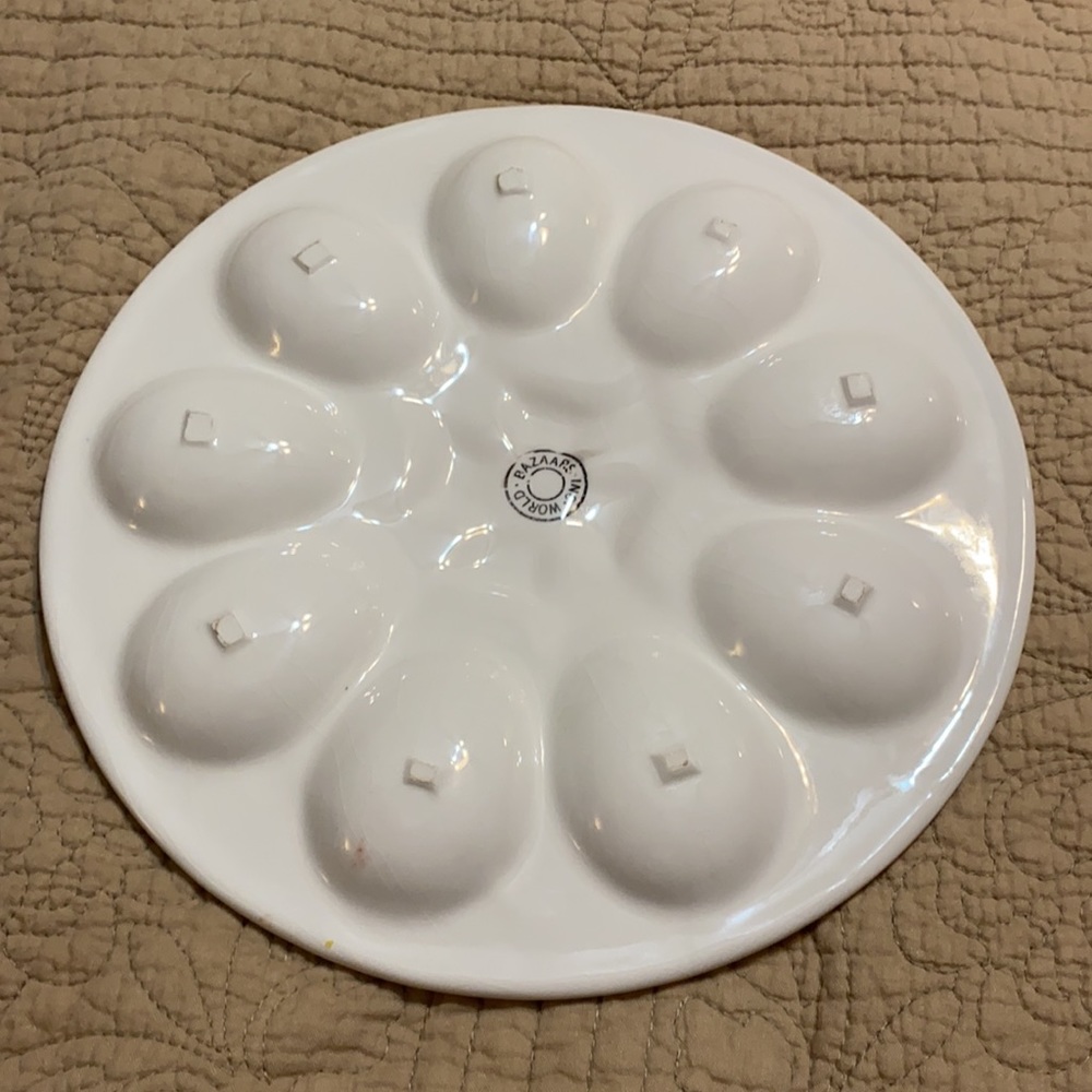 Ceramic devil egg tray - Picture 2 of 2